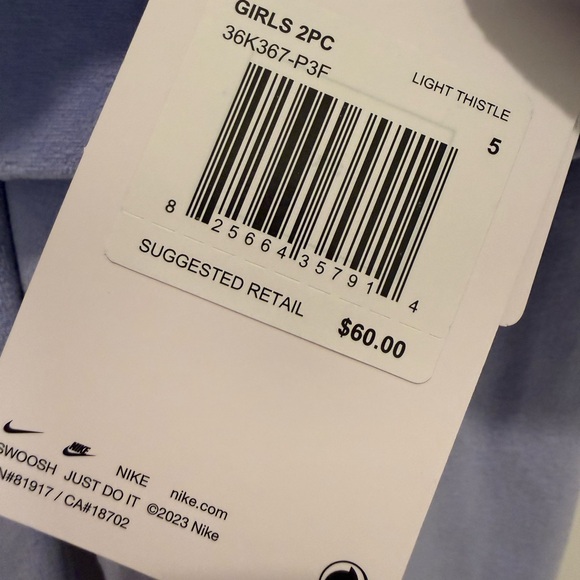 Nike Youth Lavender Tracksuit NWT - Picture 5 of 5